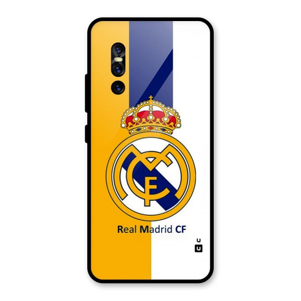 Real Madrid Glass Back Case for Vivo V15 Pro