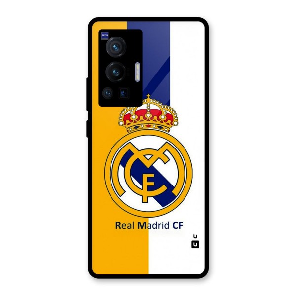 Real Madrid Glass Back Case for Vivo X70 Pro