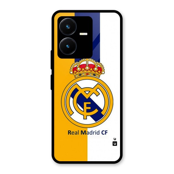 Real Madrid Glass Back Case for Vivo Y22