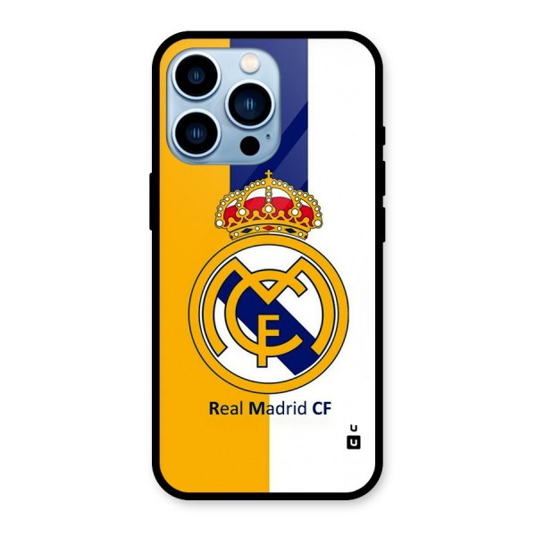 Real Madrid Glass Back Case for iPhone 13 Pro