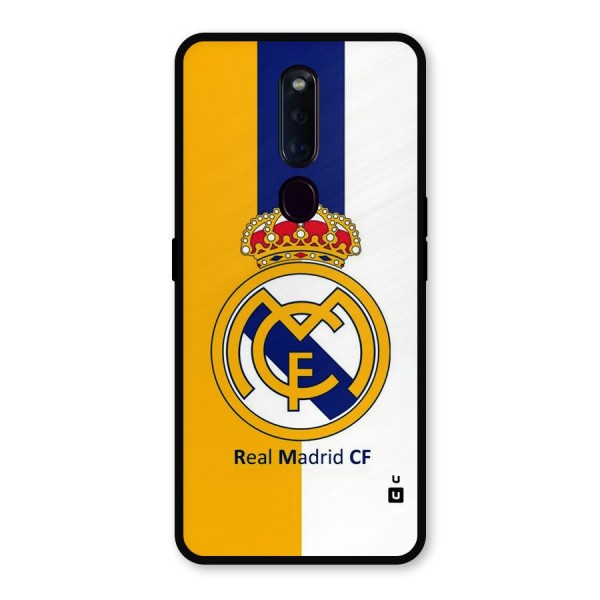 Real Madrid Metal Back Case for Oppo F11 Pro