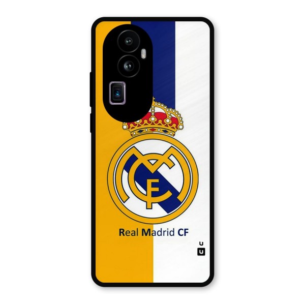 Real Madrid Metal Back Case for Oppo Reno10 Pro Plus