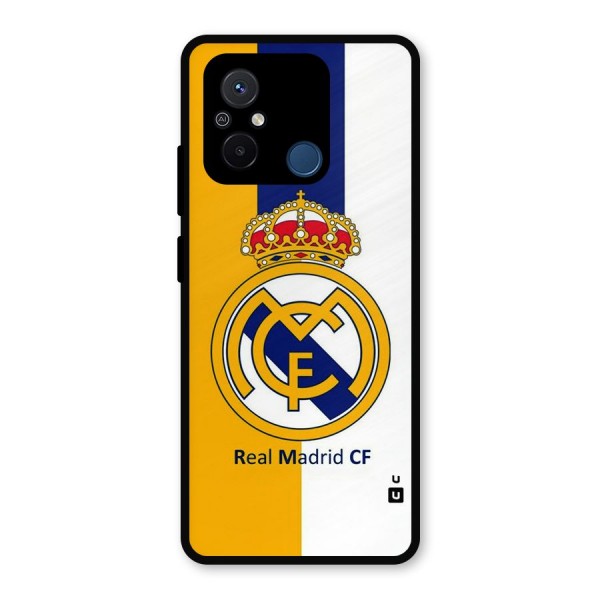 Real Madrid Metal Back Case for Poco C55