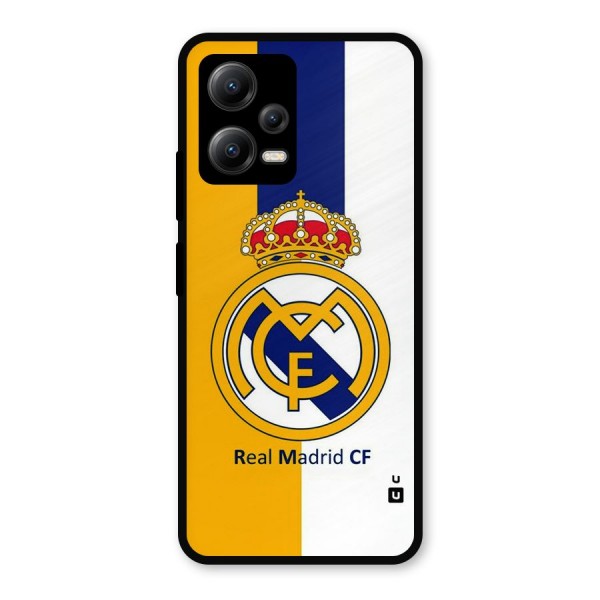 Real Madrid Metal Back Case for Poco X5