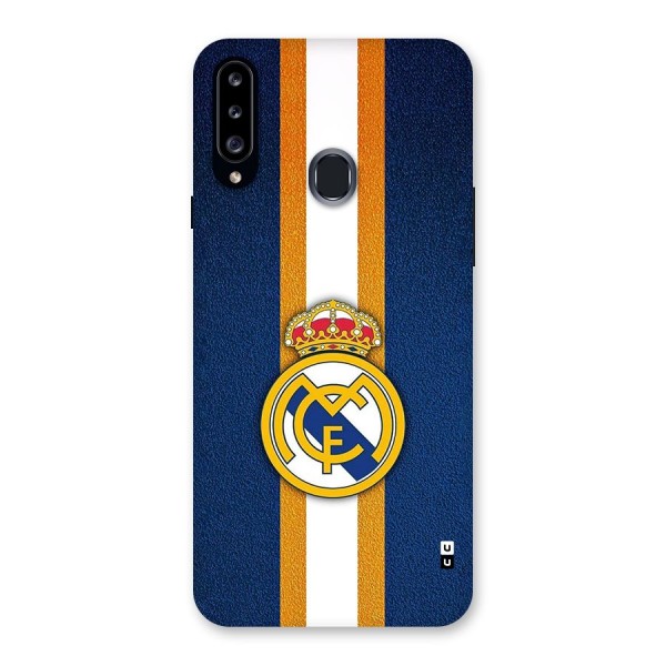 Real Madrid Stripes Back Case for Galaxy A20s