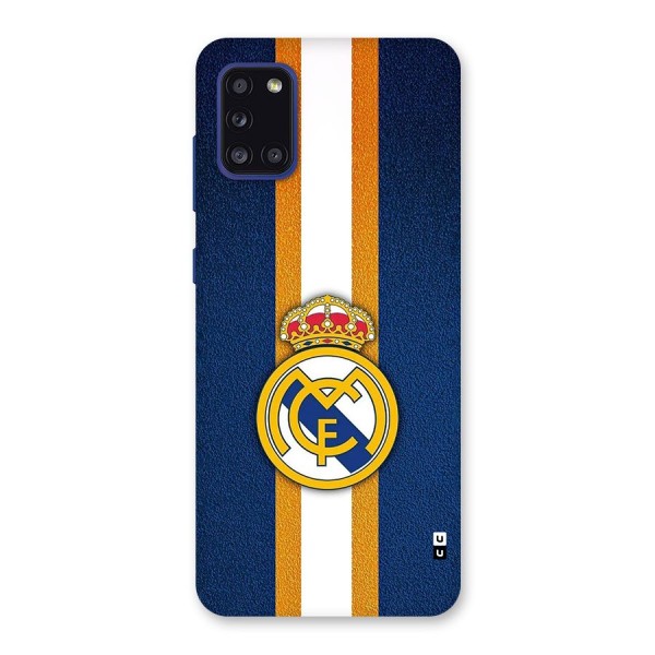 Real Madrid Stripes Back Case for Galaxy A31