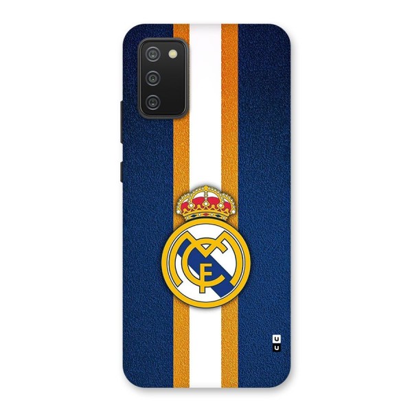 Real Madrid Stripes Back Case for Galaxy F02s