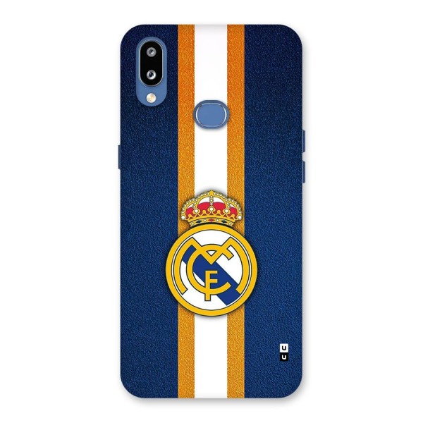 Real Madrid Stripes Back Case for Galaxy M01s