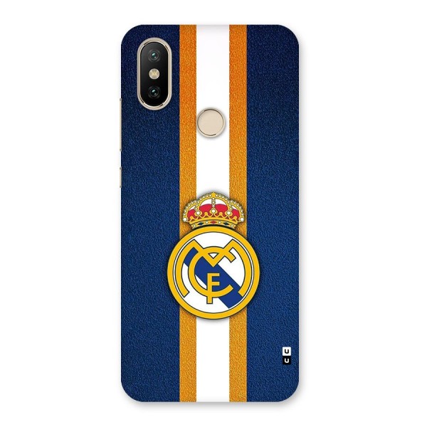 Real Madrid Stripes Back Case for Mi A2