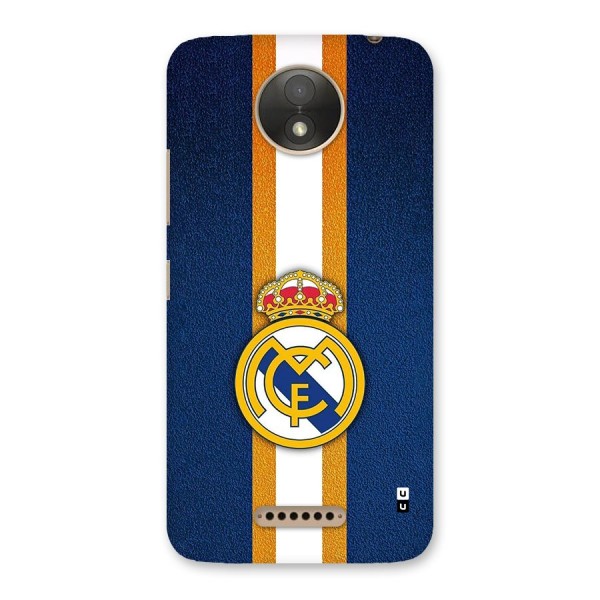 Real Madrid Stripes Back Case for Moto C Plus