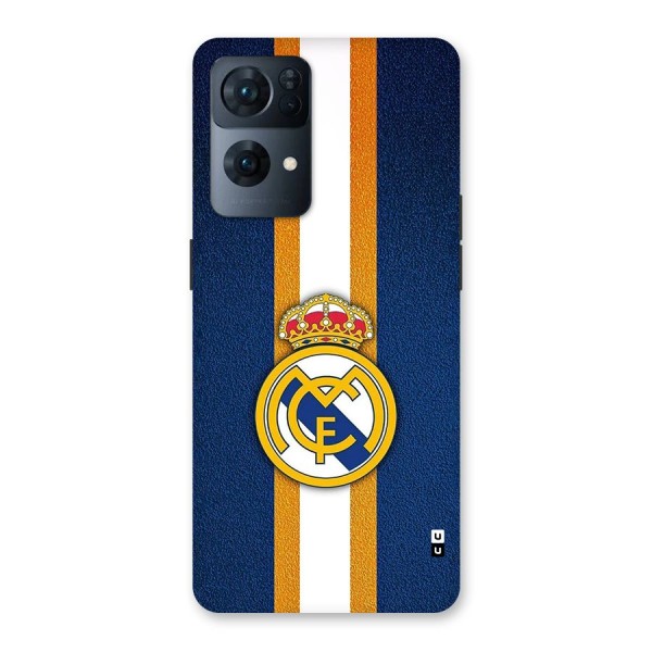 Real Madrid Stripes Back Case for Oppo Reno7 Pro 5G