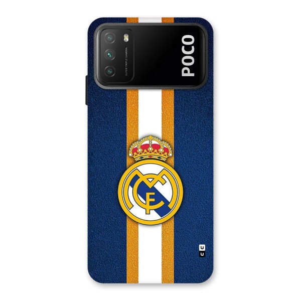 Real Madrid Stripes Back Case for Poco M3