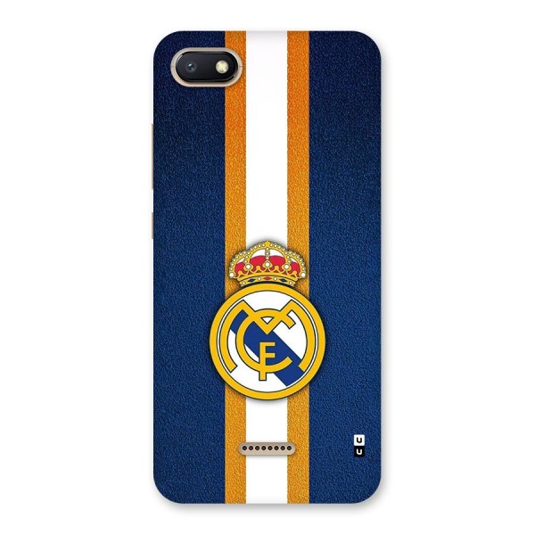 Real Madrid Stripes Back Case for Redmi 6A