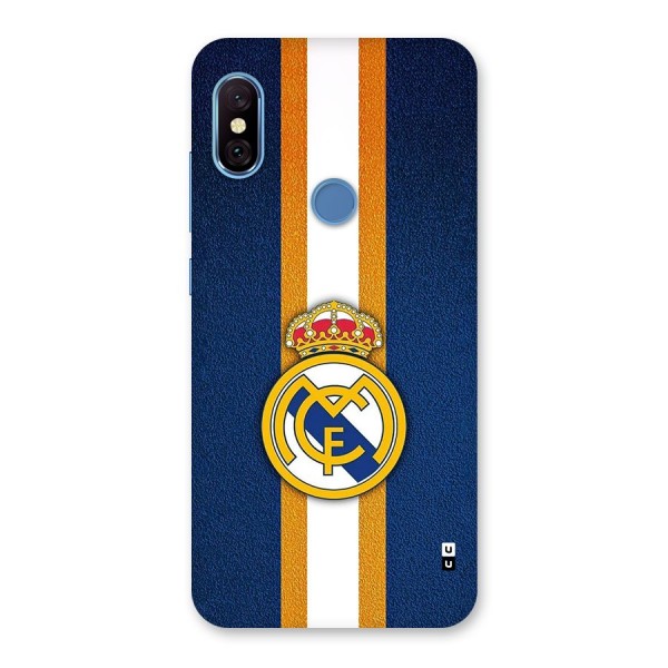 Real Madrid Stripes Back Case for Redmi Note 6 Pro