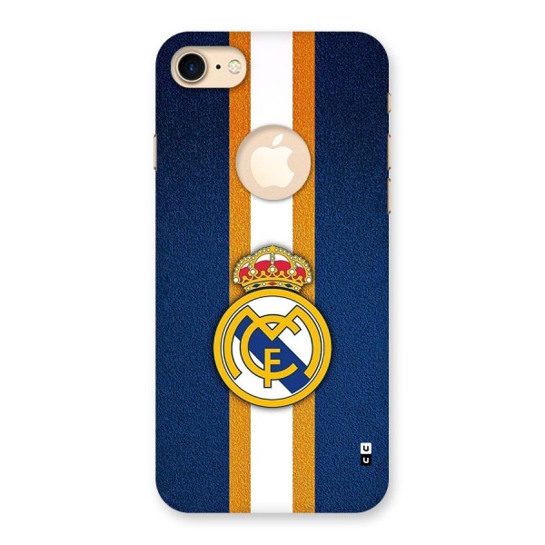 Real Madrid Stripes Back Case for iPhone 8 Logo Cut