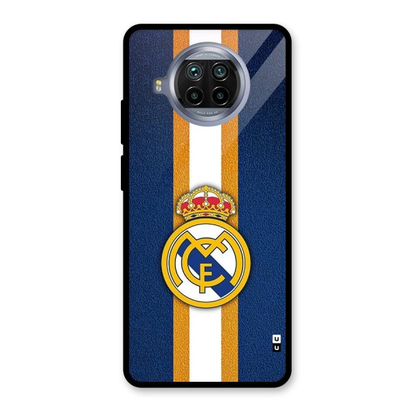 Real Madrid Stripes Glass Back Case for Mi 10i