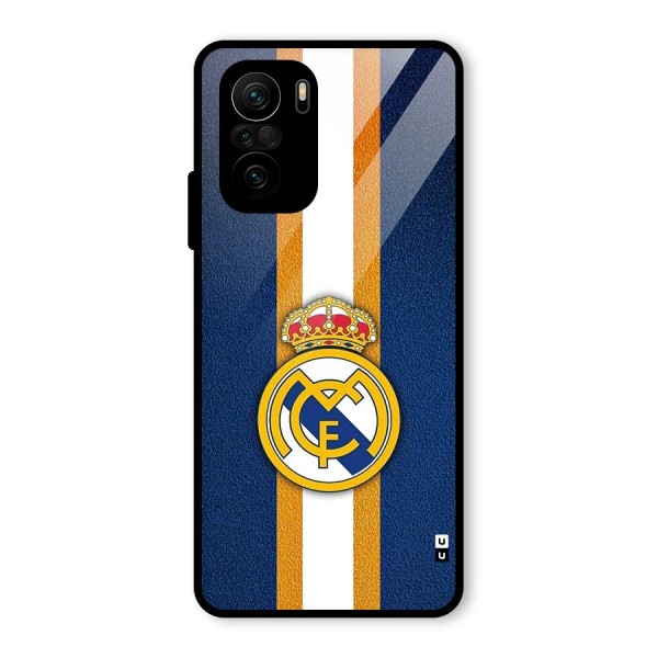 Real Madrid Stripes Glass Back Case for Mi 11X Pro