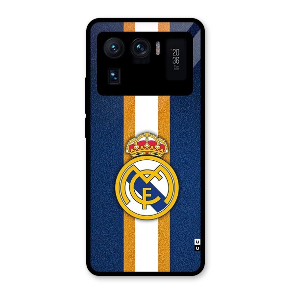 Real Madrid Stripes Glass Back Case for Mi 11 Ultra