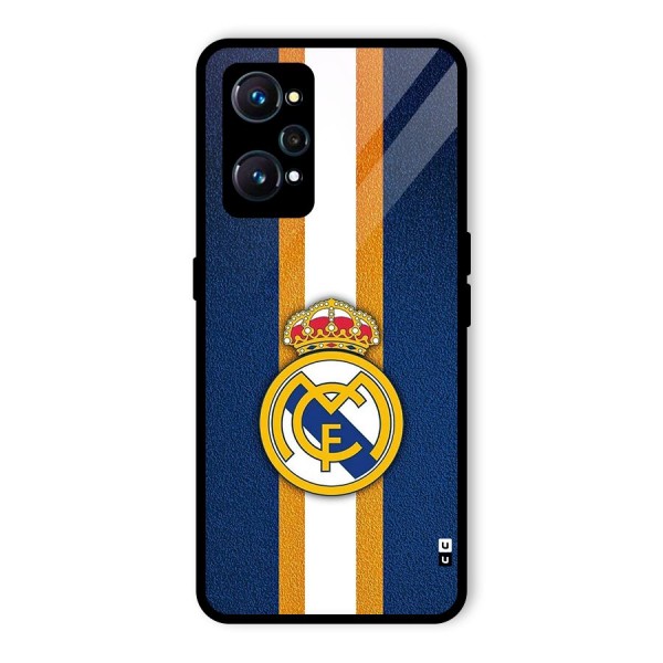 Real Madrid Stripes Glass Back Case for Realme GT 2