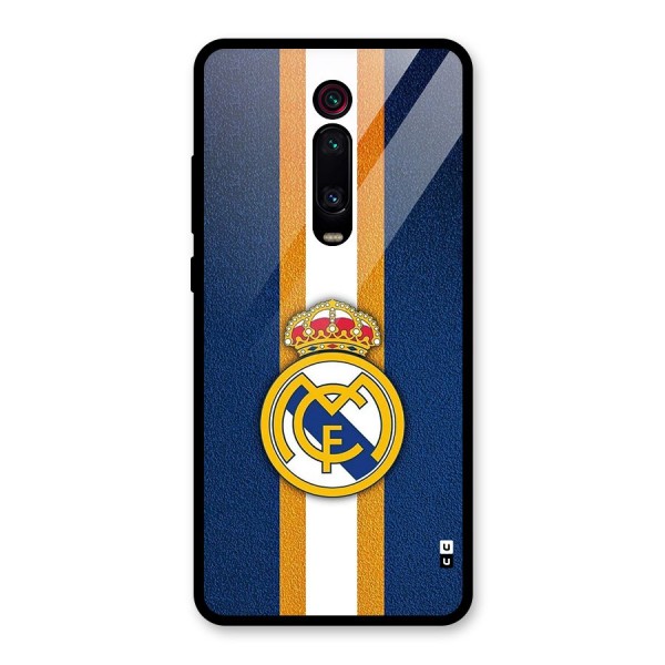 Real Madrid Stripes Glass Back Case for Redmi K20 Pro