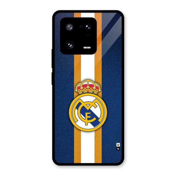 Real Madrid Stripes Glass Back Case for Xiaomi 13 Pro