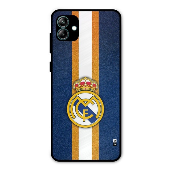 Real Madrid Stripes Metal Back Case for Galaxy A04