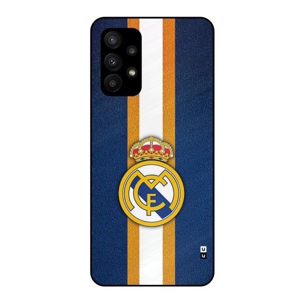 Real Madrid Stripes Metal Back Case for Galaxy A23