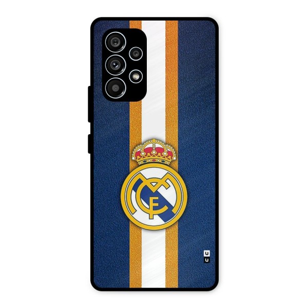 Real Madrid Stripes Metal Back Case for Galaxy A53 5G