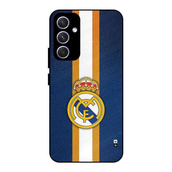 Real Madrid Stripes Metal Back Case for Galaxy A54