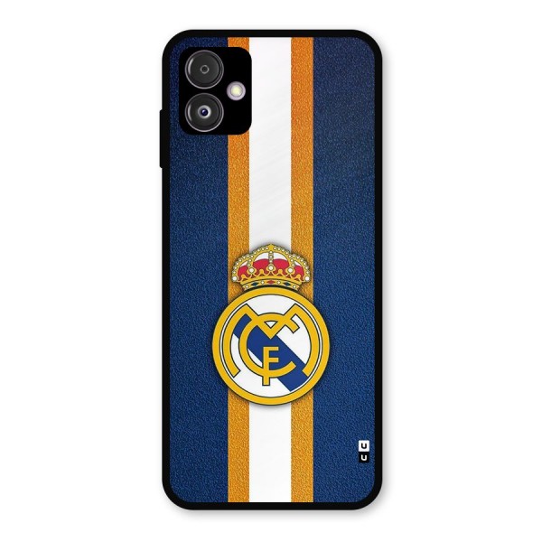 Real Madrid Stripes Metal Back Case for Galaxy F14