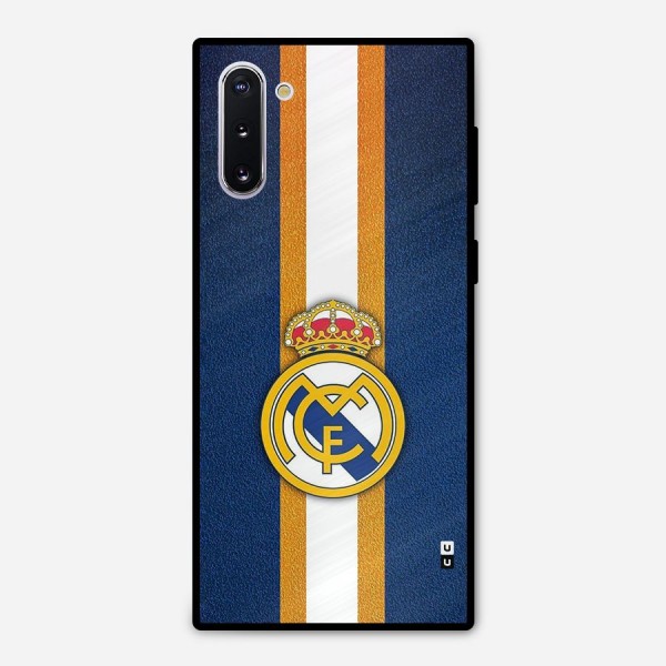 Real Madrid Stripes Metal Back Case for Galaxy Note 10