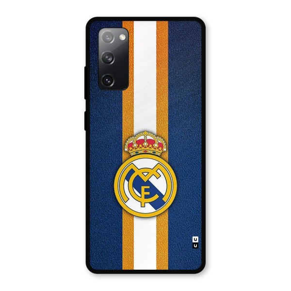 Real Madrid Stripes Metal Back Case for Galaxy S20 FE