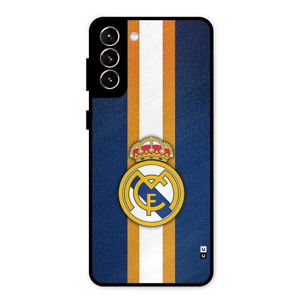 Real Madrid Stripes Metal Back Case for Galaxy S21 Plus