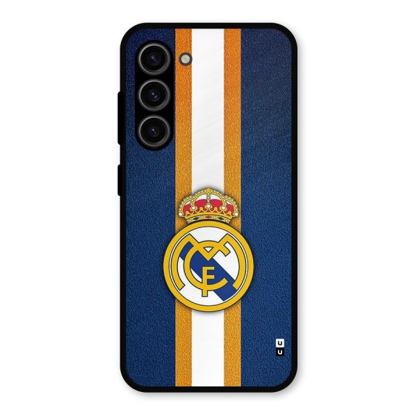 Real Madrid Stripes Metal Back Case for Galaxy S23