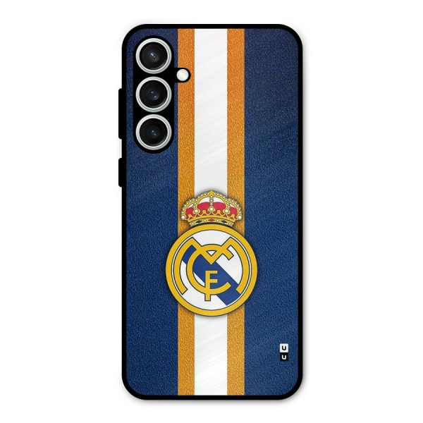 Real Madrid Stripes Metal Back Case for Galaxy S23 FE