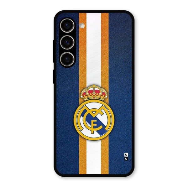 Real Madrid Stripes Metal Back Case for Galaxy S23 Plus