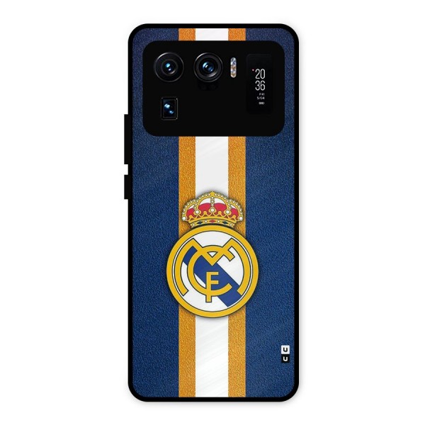 Real Madrid Stripes Metal Back Case for Mi 11 Ultra