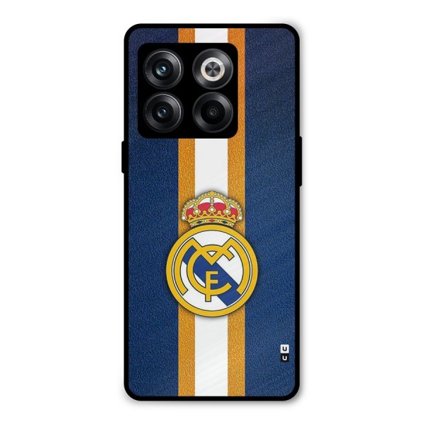 Real Madrid Stripes Metal Back Case for OnePlus 10T