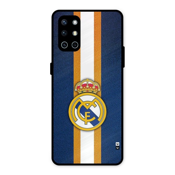 Real Madrid Stripes Metal Back Case for OnePlus 9R