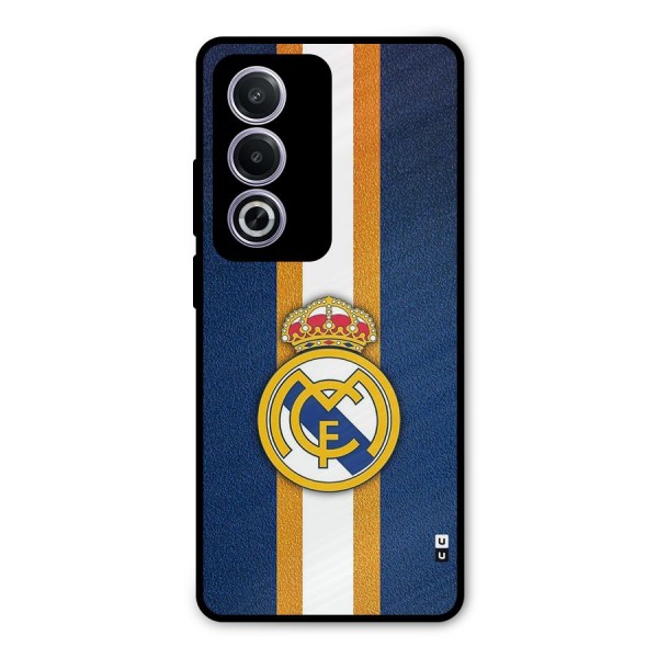 Real Madrid Stripes Metal Back Case for Oppo A3 Pro