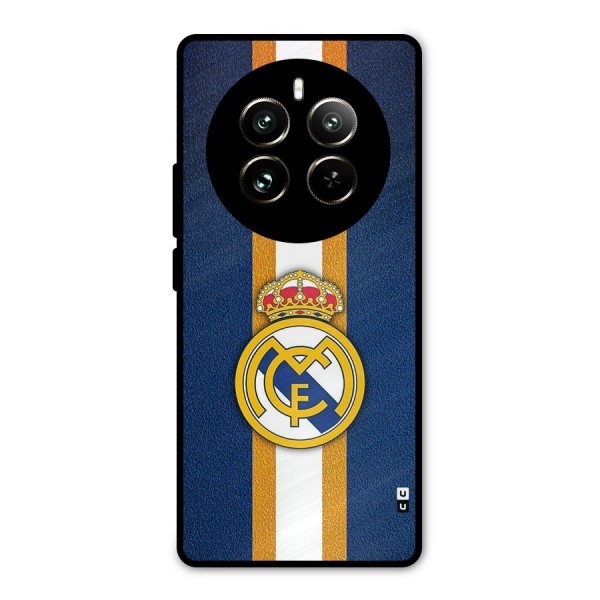 Real Madrid Stripes Metal Back Case for Realme 12 Pro