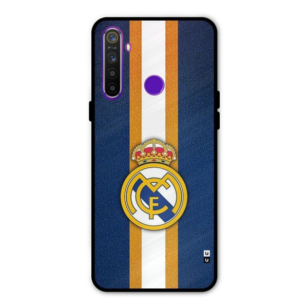 Real Madrid Stripes Metal Back Case for Realme 5