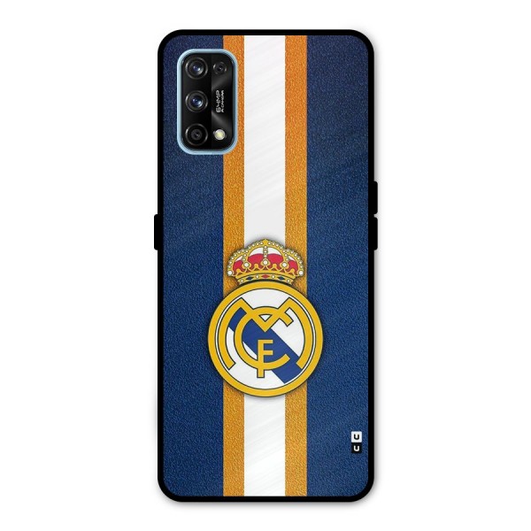 Real Madrid Stripes Metal Back Case for Realme 7 Pro