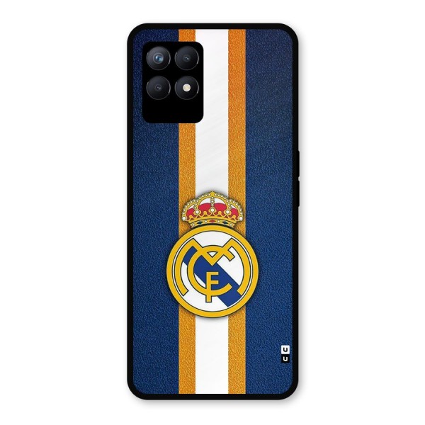 Real Madrid Stripes Metal Back Case for Realme 8i