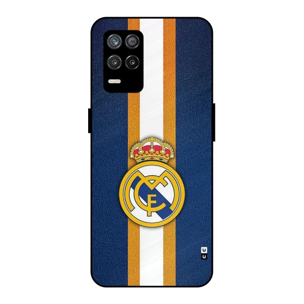 Real Madrid Stripes Metal Back Case for Realme 8s 5G