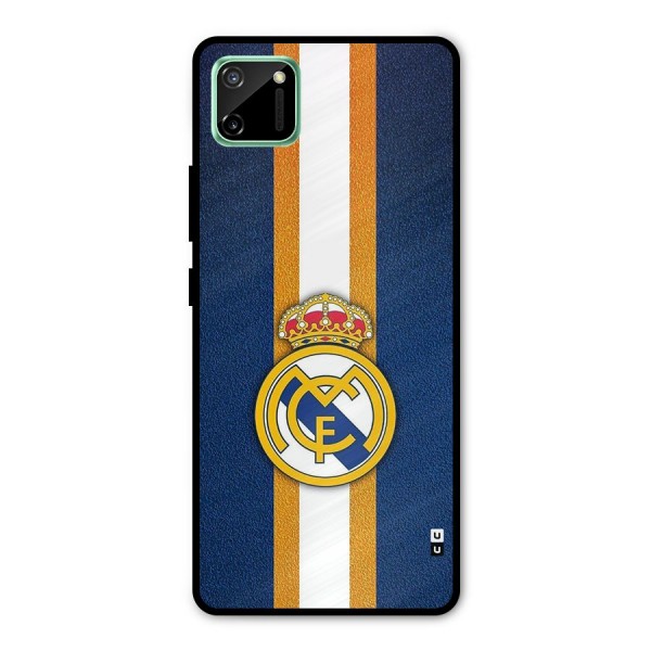 Real Madrid Stripes Metal Back Case for Realme C11