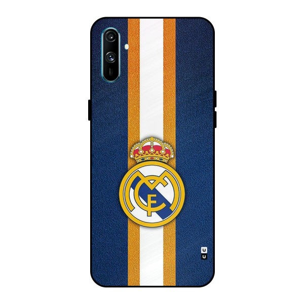 Real Madrid Stripes Metal Back Case for Realme C3