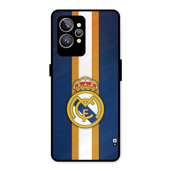 Real Madrid Stripes Metal Back Case for Realme GT2 Pro