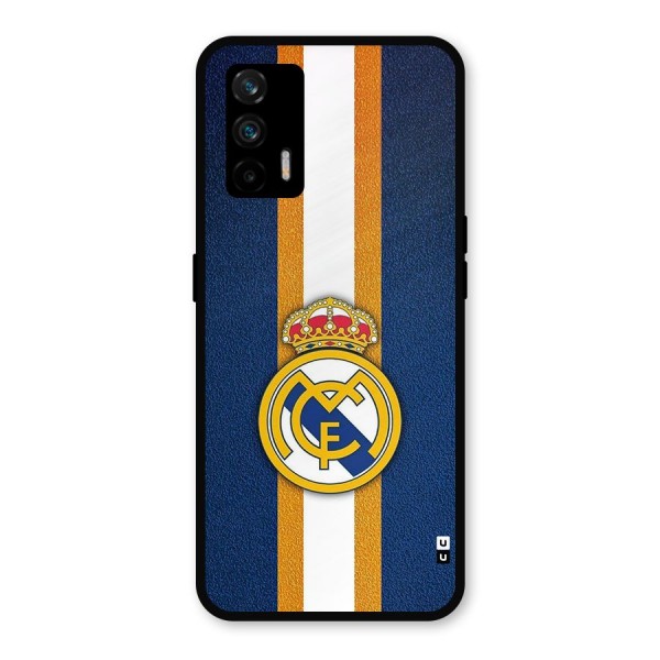 Real Madrid Stripes Metal Back Case for Realme GT 5G