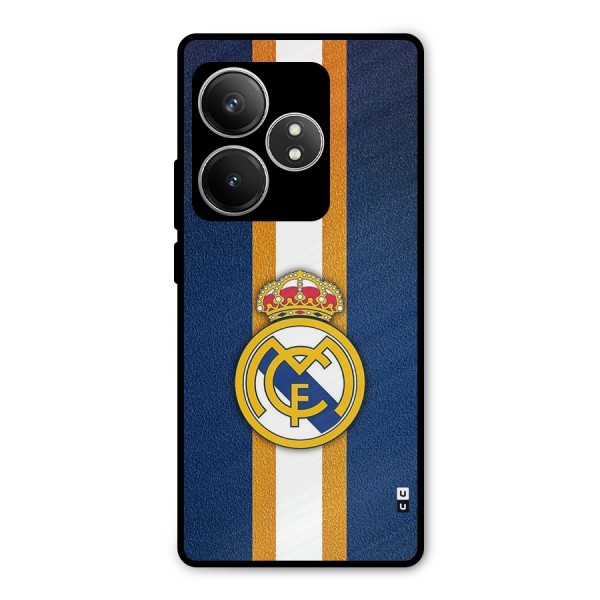 Real Madrid Stripes Metal Back Case for Realme GT 6T